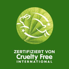 Zertifiziert von Cruelty Free International - Pictogramm